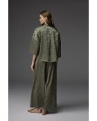 Ensemble pyjama jacquard BM-1806 vert