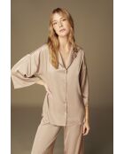 BJM61528 pyjamaset van nertsatijn