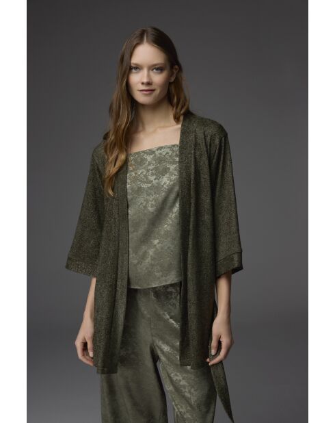 Ensemble pyjama 3 pièces Sabalık BM-1805 vert