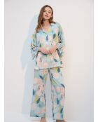 Set pigiama in raso multicolore BJM-1721