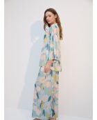 Set pigiama in raso multicolore BJM-1721