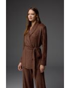 BM-1810 Bruine badjas- en broekset