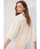 conjunto de pijama crema BJM-1723