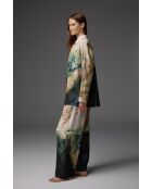 Conjunto de pijama estampado verde/multicolor BM-1835