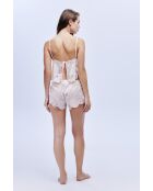 Set de novia BJM-1636 rosa empolvado de 6 piezas