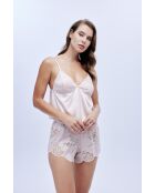 Set de novia BJM-1636 rosa empolvado de 6 piezas