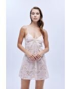 Set de novia BJM-1636 rosa empolvado de 6 piezas