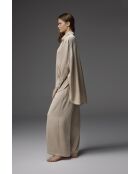 Conjunto de pijama con puños en jacquard de piedra BM-1818