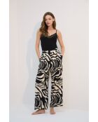 BJM-1715 zwart/wit 3-delige pyjamaset