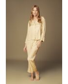 BJM-1511 beige crèmekleurige pyjamaset
