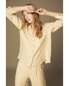 BJM-1511 beige crèmekleurige pyjamaset