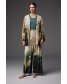 BM-1834 3-delige pyjamaset met patroon groen/veelkleurig