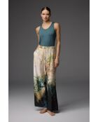 BM-1834 3-delige pyjamaset met patroon groen/veelkleurig