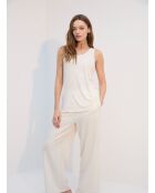 3-delige pyjamaset met glinsterende details BJM-1740 ecru