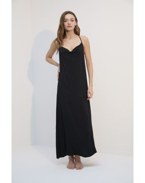 Ensemble en mousseline Nuisette & Peigner jacquard BJM-1713 noir