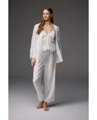 Conjunto de pijama BM-1828 color crudo de 3 piezas