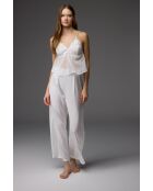 Conjunto de pijama BM-1828 color crudo de 3 piezas