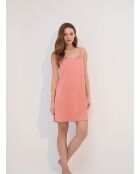 Veelkleurige BJM-1707 set van satijnen badjas en nachtjapon BJM-1707