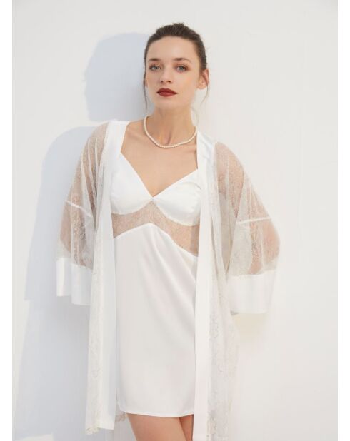 Ensemble de mariée 6 pièces BJM-1759 blanc