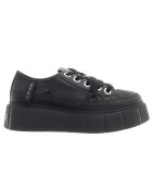 Schwarze Ledersneaker Mathilda