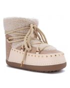 Beigefarbene Schneestiefel mit Futter von Mouton Rocher