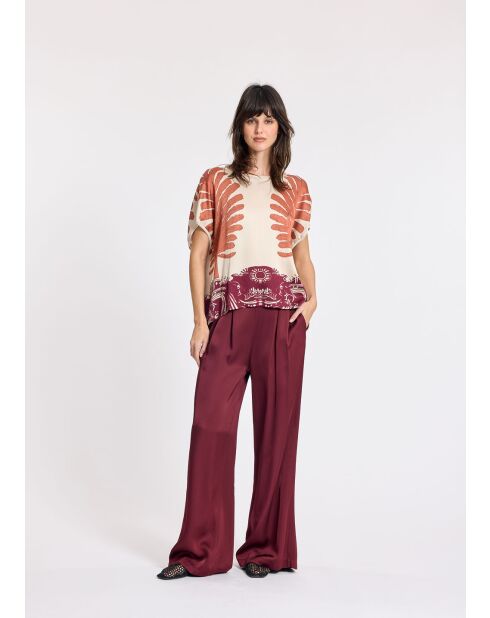 Pantalon Agata Vigne