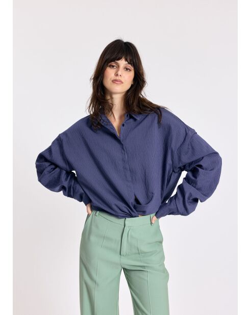 Alex Indigo blouse