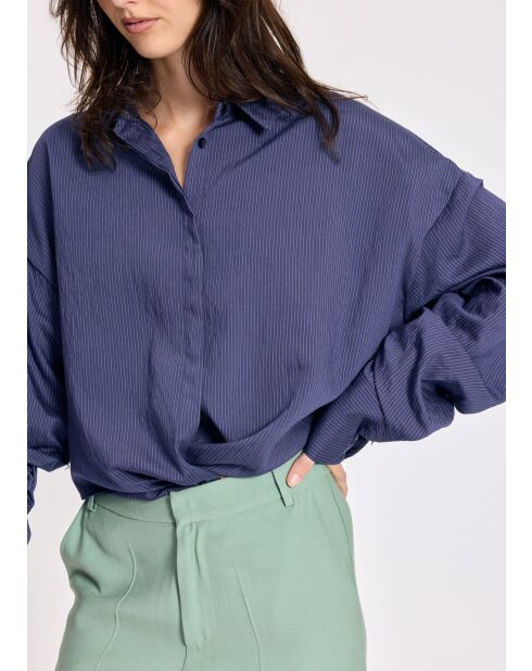 Alex Indigo blouse