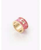 Bague Foulard rose