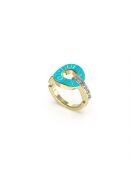 Bague Amour bleue