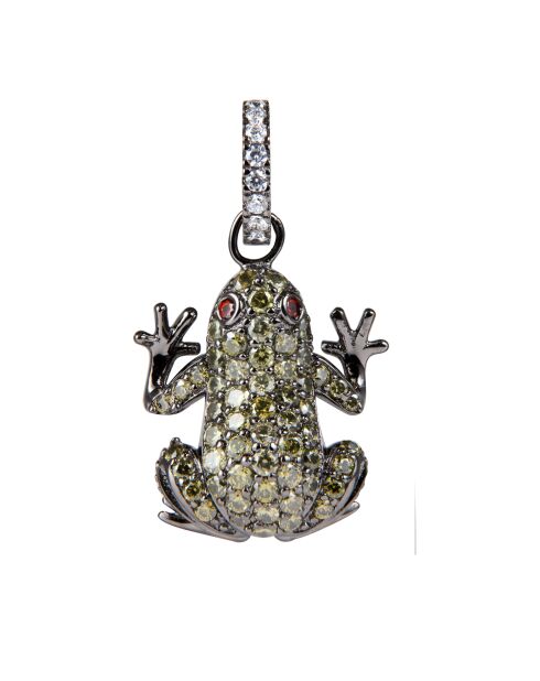 Pendentif Grenouille Vert