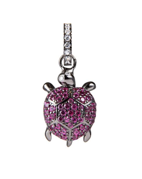 Pendentif Tortue Violet