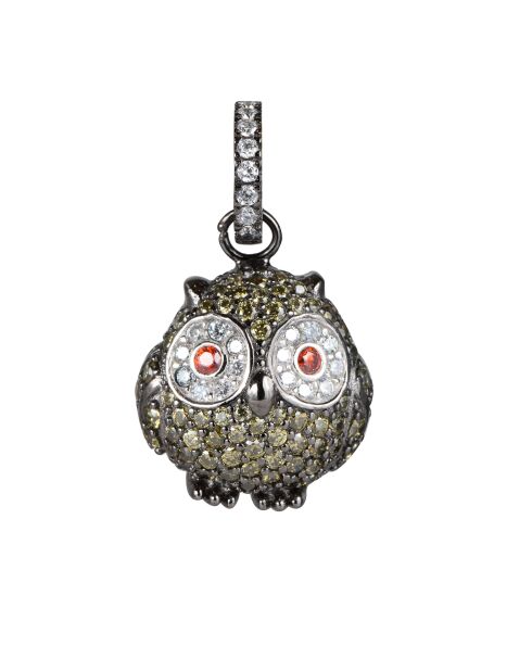 Pendentif Hibou Vert