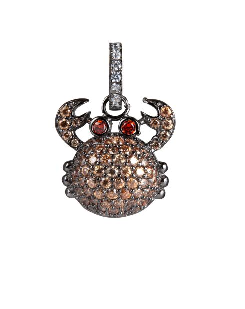 Pendentif Crabe Brun
