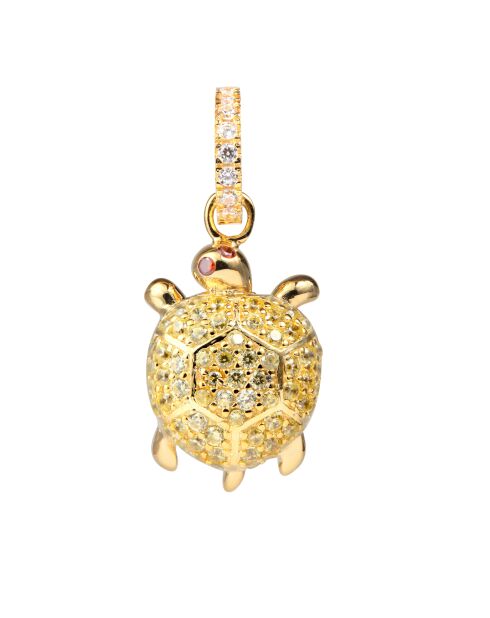 Pendentif Tortue Doré