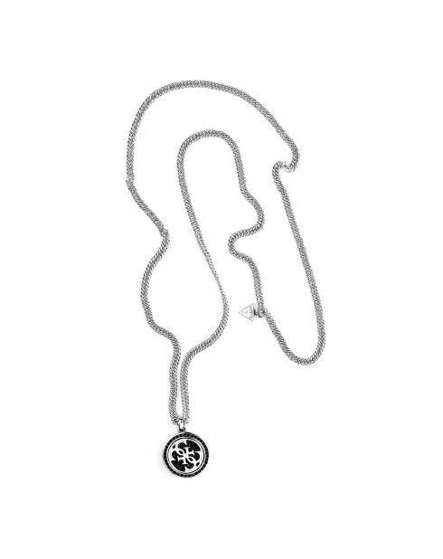 Collier Amulet argenté