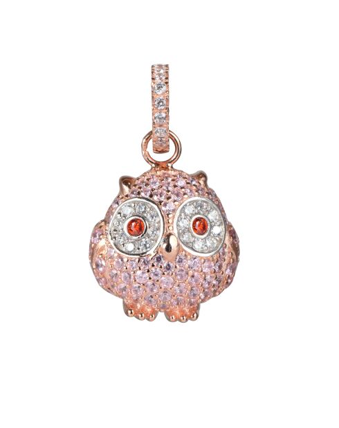 Roségouden uilenhanger