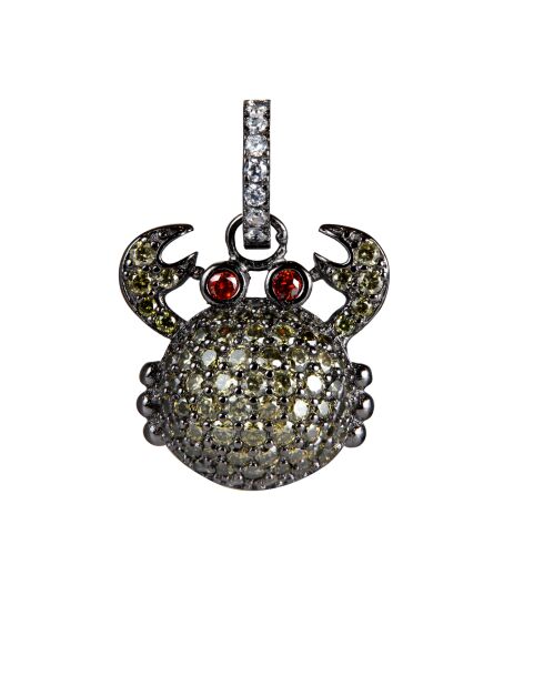 Pendentif Crabe Vert