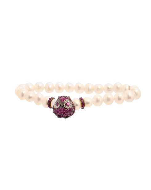 Bracelet Hibou rose