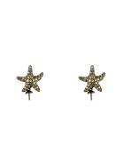 Pendientes estrella verde