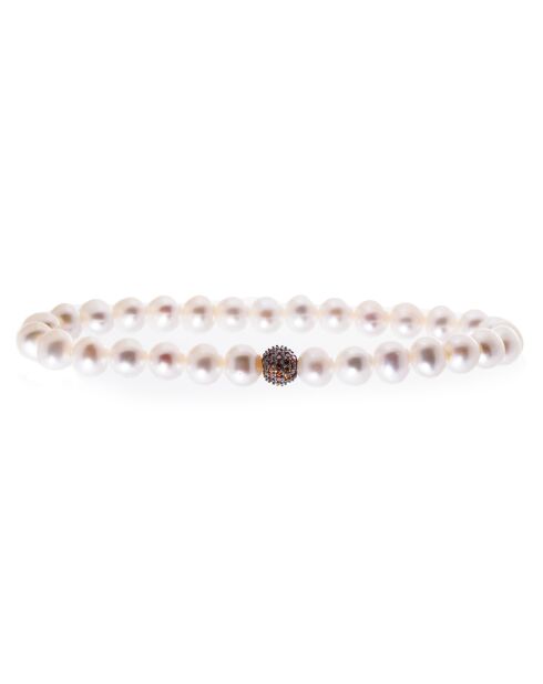 Bracelet Cailloux Raffinés brun