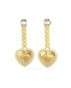 Goldene Ohrringe C'est de l'Amour