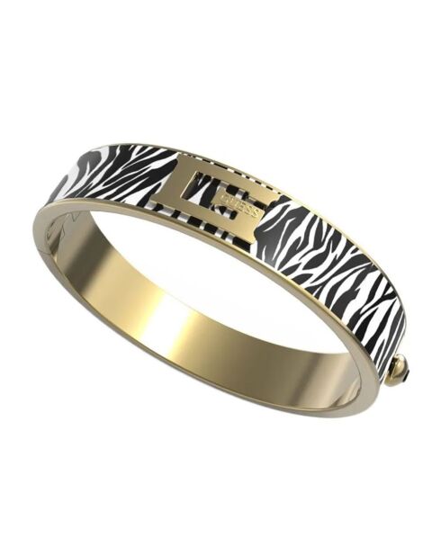 Bracelet motif zèbre doré