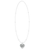 Collier tomber amoureux argenté