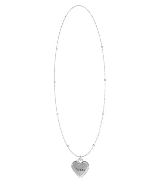 Collier tomber amoureux argenté
