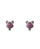 Orecchini a forma di granchio viola