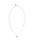 Collier cœurs roulants argenté