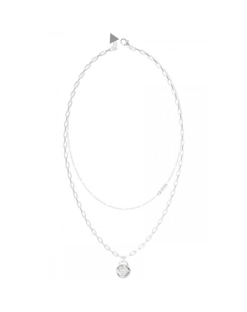 Collier cœurs roulants argenté