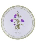 6 manteles individuales botánicos multicolores - D.40 cm