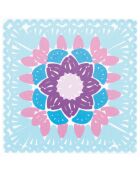 6 mehrfarbige Keramikfliesen - 20x20 cm